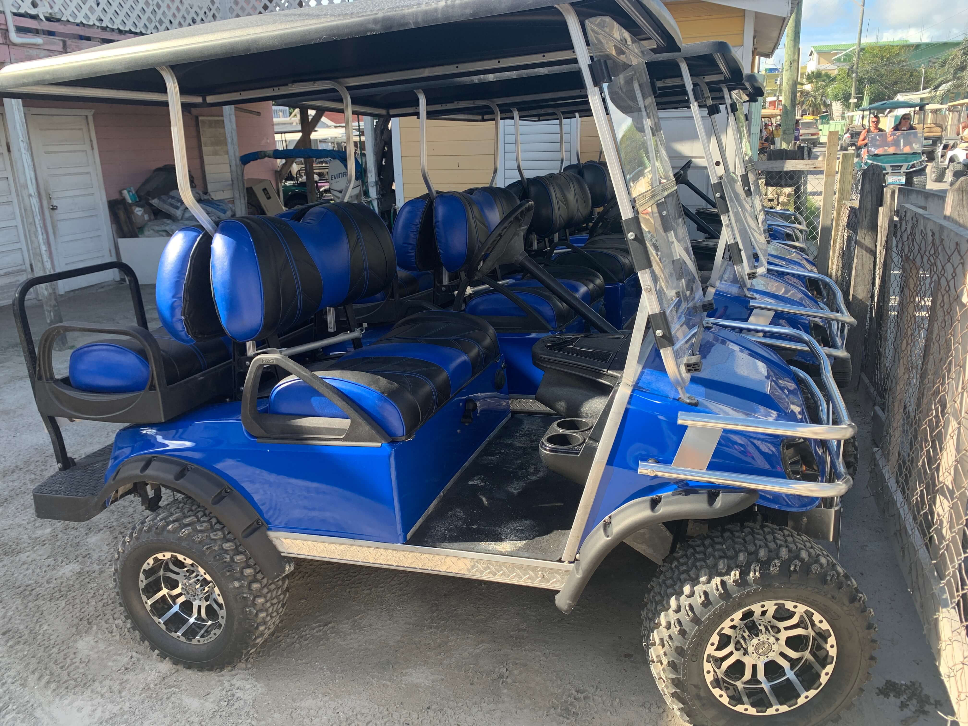 Deluxe Golf Cart Rental team in San Pedro Belize