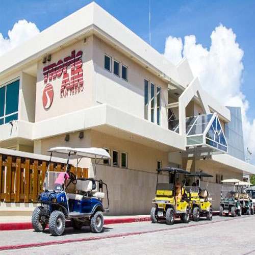 Tropic Air San Pedro Belize - Golf Cart Delivery